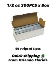 300pcs 1/2oz Stick-On Wheel Weights Lead-Free Tire Balance Tape Kit