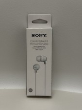 Sony MDR-EX15LP White In Ear Stereo Headphones Comfortable Fit 3.5 mm Jack