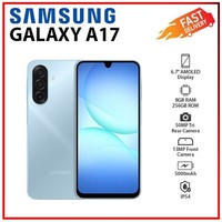 (New) Samsung Galaxy A17 4G 8GB+256GB Blue Dual Sim Unlocked Android Smartphone