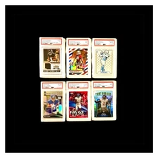 2024 Rookie Lot PSA Slabs MHJ Nabers Bijan McConkey 6 Card WR RB Set