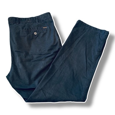 Eurex By Brax Men's 44W Regular Black Straight Leg Trousers | Model Jim