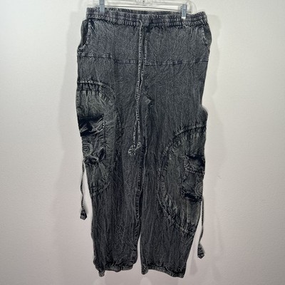 Earthbound Trading CO Acid Wash Harem Pants (size XL)