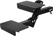 Hitch Step With Two Folding Steps For 2 Hitch Receiver 12 W With 4 Positio