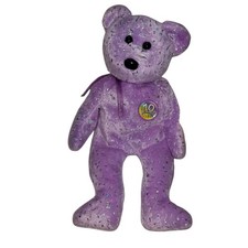 Ty Beanie Babies 2003 Purple Decade The Bear