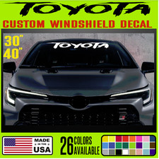 Custom Windshield Vinyl Decal Sticker For Toyota - Wd2