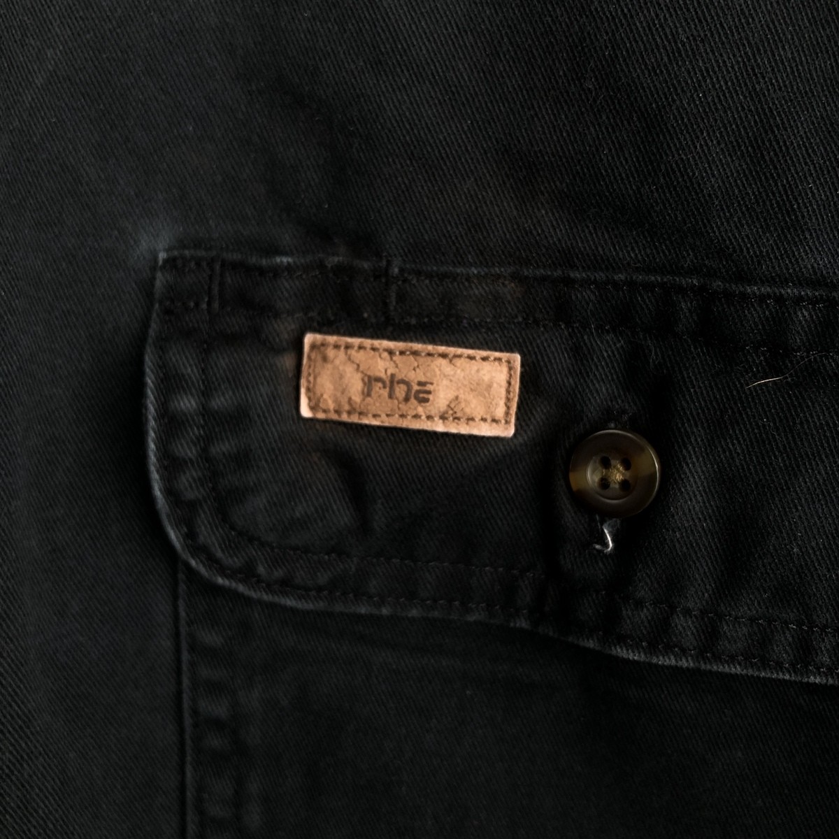 Used Carhartt Original Fit long-sleeved button-down work shirt size L (men's) thumbnail 5