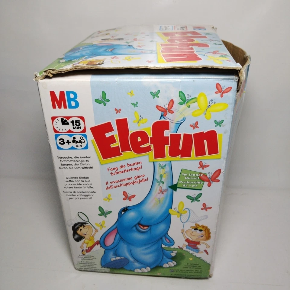 Elefun Butterfly Catching Game MB Games 2006 Working Replacement Butterflies  - Image 2 of 4
