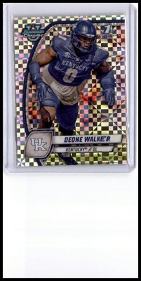 2024 Bowman University Chrome #57 Deone Walker X-Fractor