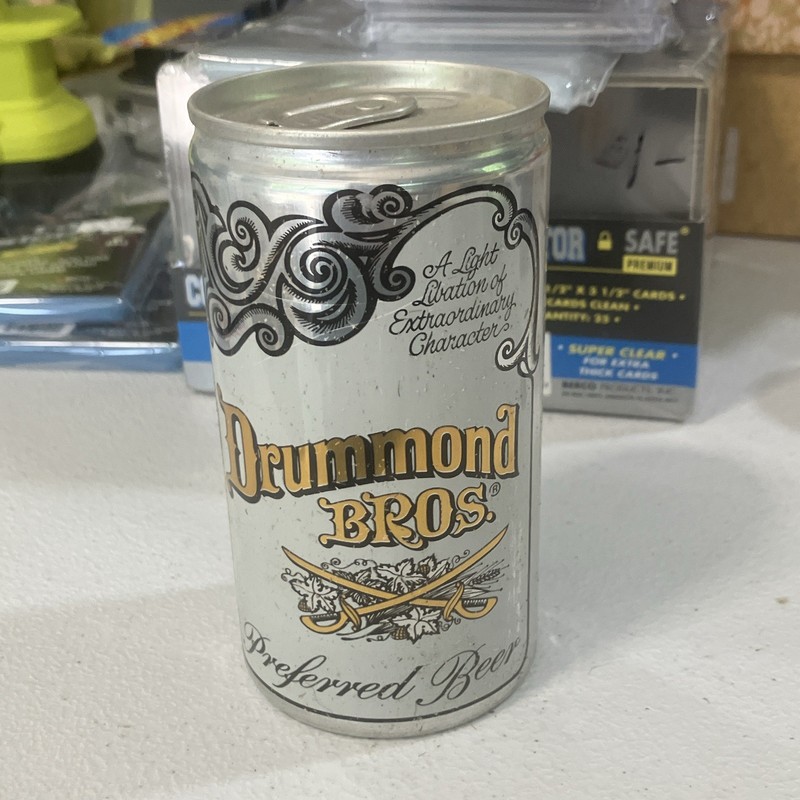 Drummond Bros Preferred Beer Collectible Pull Tab Can Breweriana