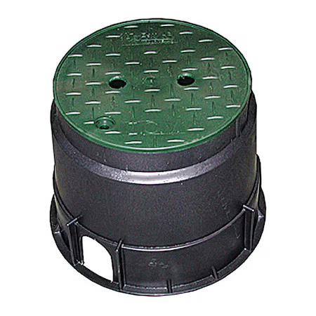 JONES STEPHENS M06010 Round Valve Box, 10" Body and Green Lid - Picture 1 of 1