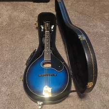 Washburn M1SDLTBL-A Mandolin with Case, 8 string