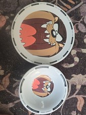 VTG Looney Tunes Tasmanian Devil ZAK Designs 1996 10.25 Plate And Bowl