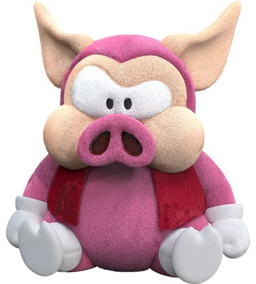 8'' Tomba Koma Pig Plush Figure
