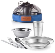 Unique Complete Messware Kit Polished Stainless Steel Dishes Set| Tableware| ...