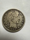 1899-S BARBER QUARTER. CIRCULATED #094