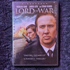 Lions Gate Films Lord of War DVD Widescreen Nicolas Cage Action Movie Tall Case