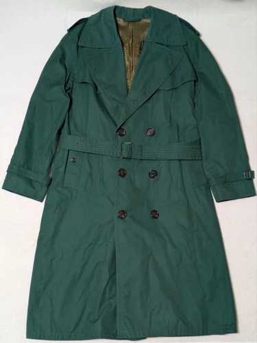 Burberry London Trench Cappotto Verde 50 Uomo #EB ZHA