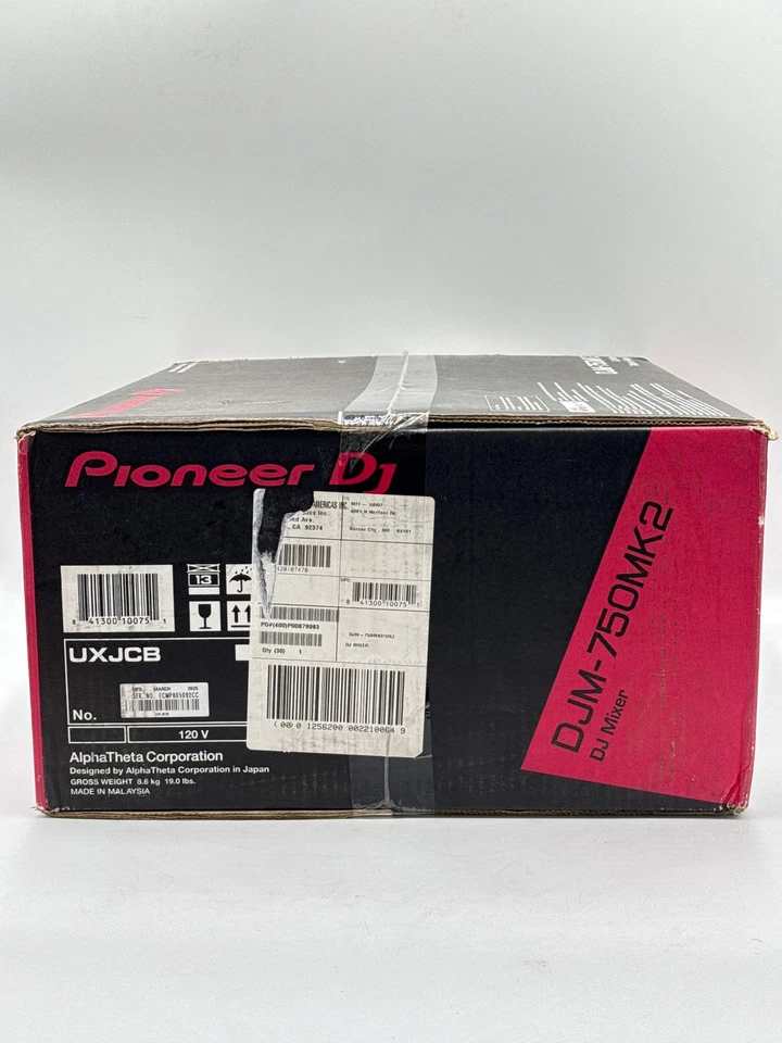 Pioneer DJ DJM-750MK2 4-channel DJ Mixer Brand New - Image 3 of 4