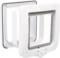 Trixie Wasserdichte Und GeräUscharme Katzenklappe 4-Wege FreilauftüR Mit Tunnel,