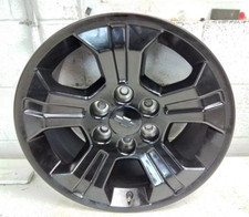 2015-2019 Chevy Silverado 1500 Wheel Rim 18x8.5 5-Spoke Black Tested Used OEM
