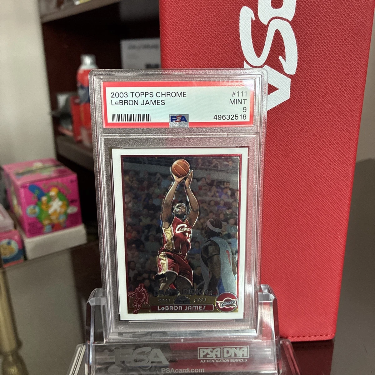 Topps LeBron James 9 Graded Basketball Sports Trading Cards