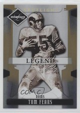 2008 Leaf Limited Legend Spotlight Gold 27/49 Tom Fears #187 HOF 0l2