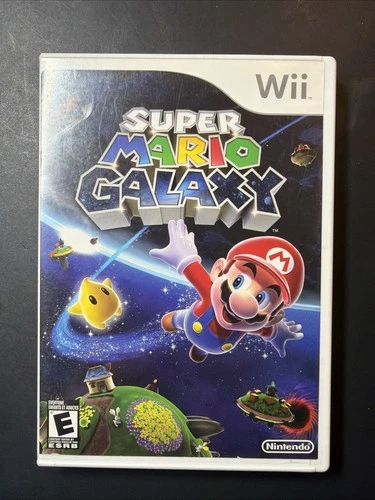 Nintendo Wii - Super Mario Galaxy Complete CIB Manual Case NTSC USA Authentic