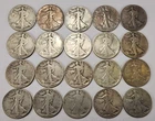 90% Silver Walking Liberty Half Dollars Roll of 20 $10 Face Value 1937-1945 WL6