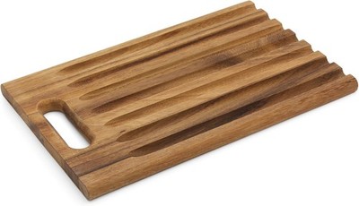 Bread Cutting Board 9.75 x 15 x 0.75 inches Sweep Off Baguette Board