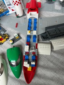 Huge LEGO Plane Lot, Cargo Plane 7734, Airport 3182 - Incomplete - Ships Fast!