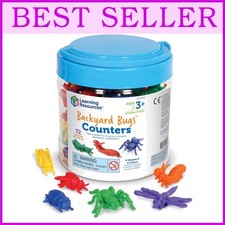 Colorful Insect Counters - 72 Pieces
