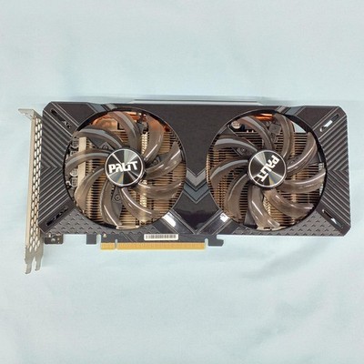 Palit RTX 2060 6GB Dual OC GPU PCIe 3.0 Graphics Card, HDMI/DVI/DisplayPort