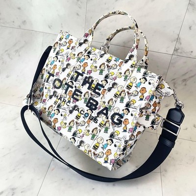 Marc Jacobs x Peanuts Snoopy Limited Edition Canvas Tote Bag Rare