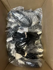 Lot of 10 DVI-D to DVI-D Male to Male DVI 6 Ft Cables for Monitor PC LCD TV