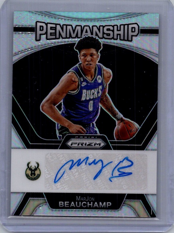 2023-24 Panini Prizm #PNM-MJB MarJon Beauchamp Penmanship
