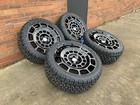 Land Rover Defender Octa style 90 110 L663 22 Black Alloy wheels  NEW AT Tyres