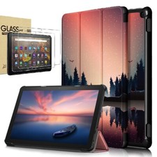 For Amazon Fire HD 8'' 12th Gen, 2024/2022 Release Slim Shell Case Stand Cover