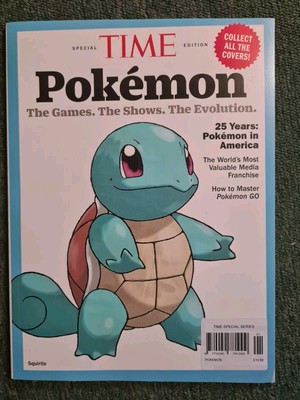 Time Magazine Special Edition Pokemon Squirtle Cover 25 Years In America 