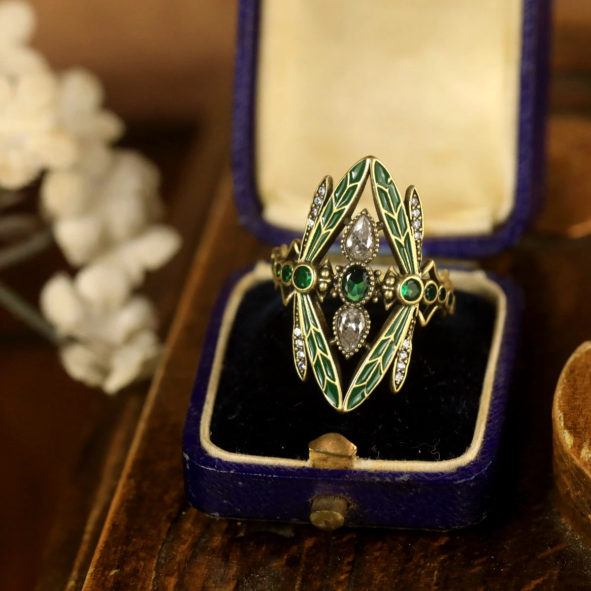 Orecchini A Zampa In Argento 925 Con Cristallo Blu Reale – Confezione Regalo