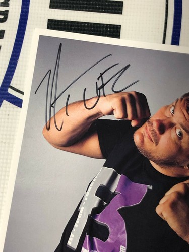 Matt "MeatHead" Matrione Signed 8x10 Custom MMA Tean F3 Photo NB Autographs COA - Picture 2 of 4