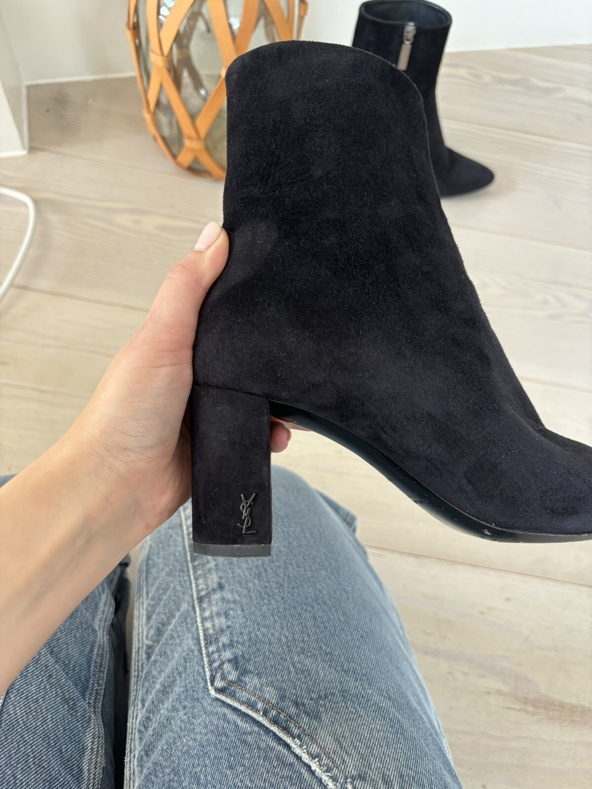 Stivaletti neri Saint Laurent taglia 36