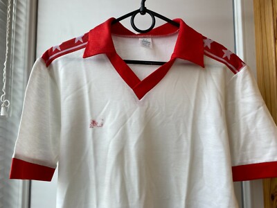Maillot Vintage Étoile Rouge Belgrade (Crvena Zvezda) - Fabriqué En Macédoine, Taille M, état Correct