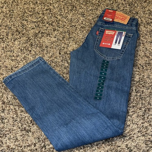 Levi's Boy's 511 Modern Slim Flex Stretch 5 Pocket Jeans Size 14 Del Ray New - 第 5/9 張圖片