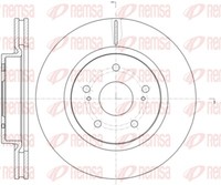 Remsa 2X Bremsscheibe Vorne Ø294.5 Mm BelüFtet FüR Suzuki Grand Vitara II JT