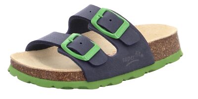 Superfit,Tecno, Kinderfußbettpantolette, Hausschuhe, Ocean, Gr. 31-39