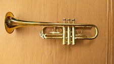 CHRISTMAS GIFT!!!  LOW PRICE BRASS TRUMPET C FREE CASE+M/P+FAST SHIP