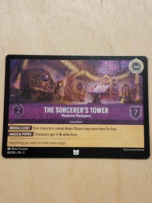 Disney Lorcana The Sorcerer's Tower Foil | eBay