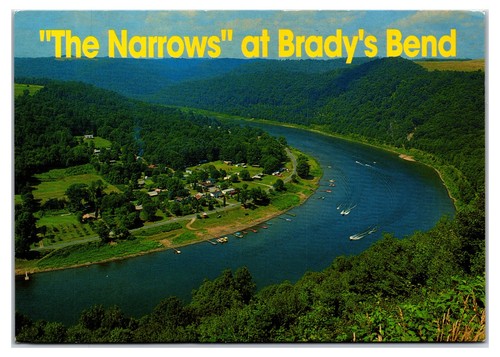 Vintage 1990s - The Narrows - Brady's Bend, Pennsylvania Postcard (UnPosted)