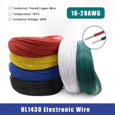 16-28AWG UL1430 Electronic Wire American Standard Tinned Copper Wire 300V 105℃