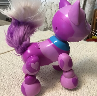 †紫猫† Zoomer Meowzies, Viola, Interactive Kitten with Lights, Sounds and